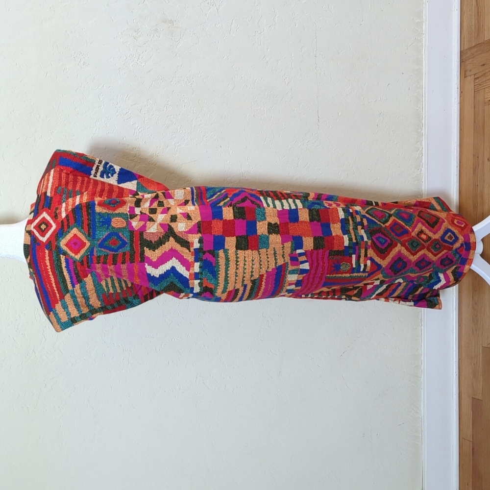 Colorful Geometric Pattern Dress - Picture 8 of 10